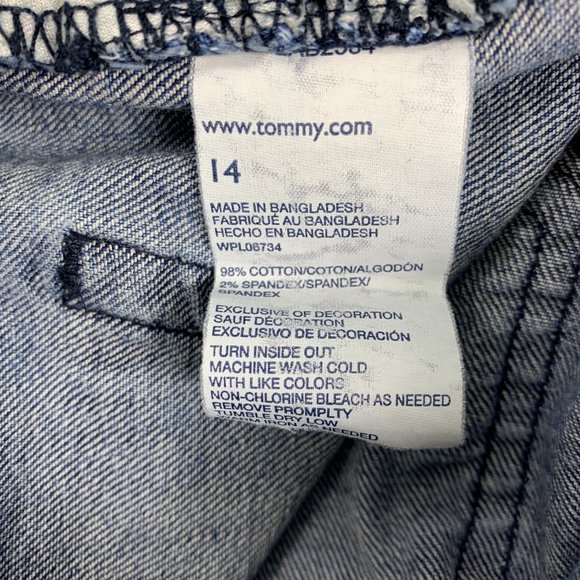 Tommy Hilfiger 14 Jeans Adjustable Waist Band Slim Fit Stretch - Picture 5 of 7
